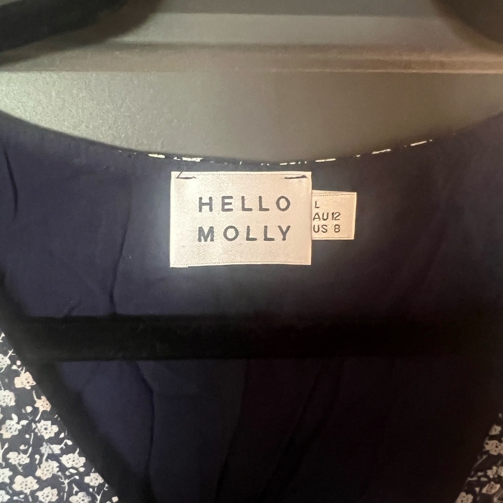 Hello Molly Navy Floral Dress - Picture 2 of 3